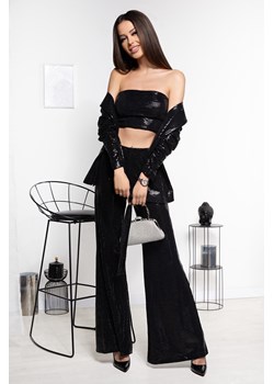 Spodnie FINOMELA BLACK ze sklepu Ivet Shop w kategorii Spodnie damskie - zdjęcie 167885202