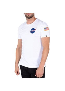 Koszulka Alpha Industries Space Shuttle T 17650709 - biała ze sklepu streetstyle24.pl w kategorii T-shirty męskie - zdjęcie 167885294