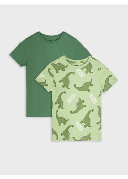 Sinsay - Koszulki 2 pack - zielony ze sklepu Sinsay w kategorii T-shirty chłopięce - zdjęcie 167888641