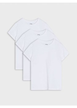 Sinsay - Koszulki 3 pack - biały ze sklepu Sinsay w kategorii T-shirty chłopięce - zdjęcie 167888643