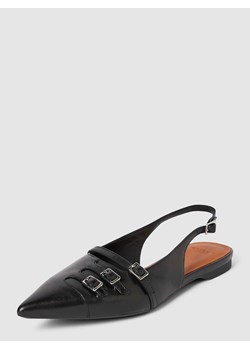Sandały skórzane z cienkimi paskami model ‘HERMINE’ ze sklepu Peek&Cloppenburg  w kategorii Sandały damskie - zdjęcie 167889172