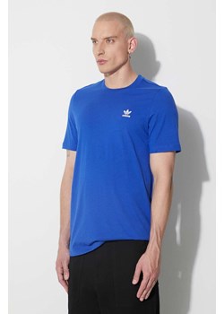 adidas Originals t-shirt bawełniany kolor niebieski IA4870-SELUBL ze sklepu PRM w kategorii T-shirty męskie - zdjęcie 167889282