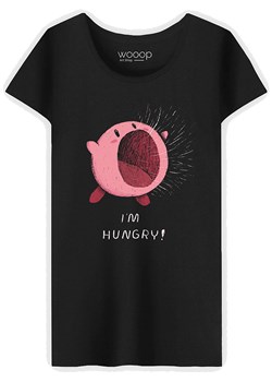WOOOP Koszulka &quot;I&apos;m Hungry&quot; w kolorze czarnym ze sklepu Limango Polska w kategorii Bluzki damskie - zdjęcie 167890673