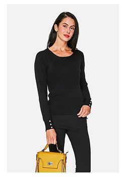 ASSUILI Sweter w kolorze czarnym ze sklepu Limango Polska w kategorii Swetry damskie - zdjęcie 167890724