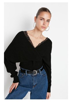 trendyol Sweter w kolorze czarnym ze sklepu Limango Polska w kategorii Swetry damskie - zdjęcie 167891063