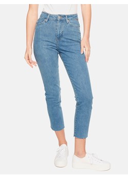 Damskie jeansy mom fit z surowym wykończeniem nogawek L'AF Taga ze sklepu Eye For Fashion w kategorii Jeansy damskie - zdjęcie 167893061