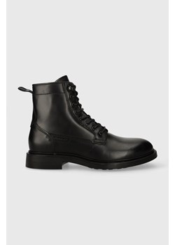 Gant buty skórzane Millbro męskie kolor czarny 27641414.G00 ze sklepu ANSWEAR.com w kategorii Buty zimowe męskie - zdjęcie 167893131
