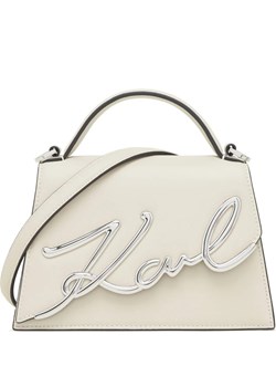 Karl Lagerfeld Skórzana torebka na ramię k/signature 2.0 sm ze sklepu Gomez Fashion Store w kategorii Torby Shopper bag - zdjęcie 167895502