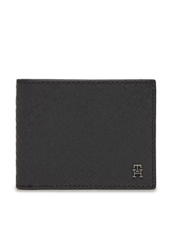 Duży Portfel Męski Tommy Hilfiger Th Monogram Mini Cc Wallet AM0AM11849 Black BDS ze sklepu eobuwie.pl w kategorii Portfele męskie - zdjęcie 167897422