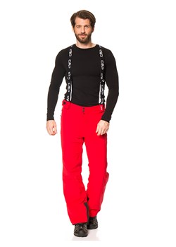 CMP Spodnie narciarskie w kolorze czerwonym ze sklepu Limango Polska w kategorii Spodnie męskie - zdjęcie 167897992