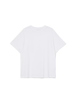 Cropp - Biały T-shirt oversize - biały ze sklepu Cropp w kategorii Bluzki damskie - zdjęcie 167898543