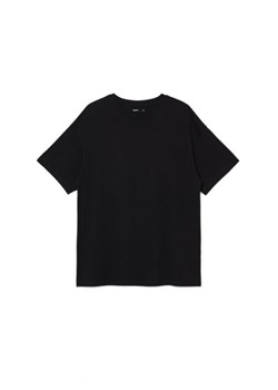Cropp - Czarny T-shirt oversize - czarny ze sklepu Cropp w kategorii Bluzki damskie - zdjęcie 167898644