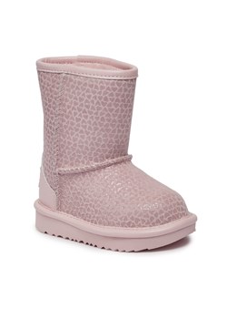 Śniegowce Ugg T Classic II Gel Hearts 1143730T Pink ze sklepu eobuwie.pl w kategorii Buty zimowe dziecięce - zdjęcie 167900114