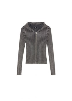Cropp - Szary rozpinany sweter - szary ze sklepu Cropp w kategorii Swetry damskie - zdjęcie 167900601