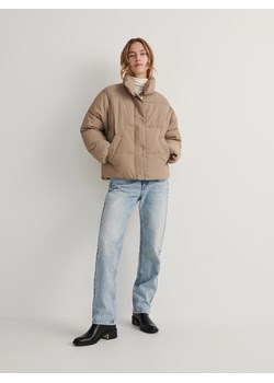 Reserved - Pikowana kurtka - brązowy ze sklepu Reserved w kategorii Kurtki damskie - zdjęcie 167900621