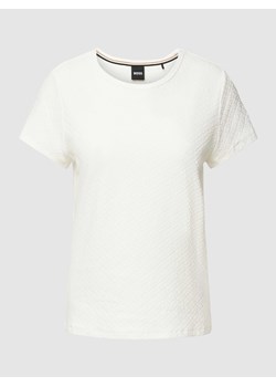 T-shirt z fakturowanym wzorem model ‘Eventsy’ ze sklepu Peek&Cloppenburg  w kategorii Bluzki damskie - zdjęcie 167902282