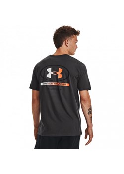 Męski t-shirt z nadrukiem Under Armour UA Global Lockertagg SS - szary ze sklepu Sportstylestory.com w kategorii T-shirty męskie - zdjęcie 167902533