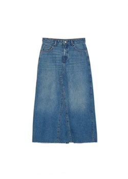 Cropp - Jeansowa spódnica maxi - niebieski ze sklepu Cropp w kategorii Spódnice - zdjęcie 167924031