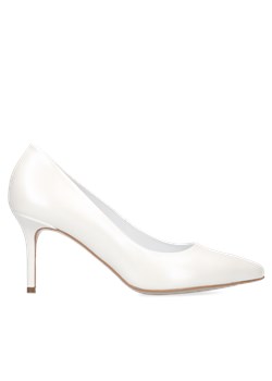 Białe czółenka damskie ze skóry naturalnej Penelope, Konopka Shoes ze sklepu Konopka Shoes w kategorii Czółenka - zdjęcie 167924323