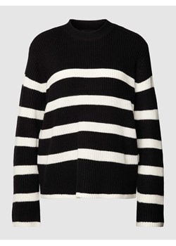 Sweter z dzianiny ze wzorem w paski model ‘SABINA’ ze sklepu Peek&Cloppenburg  w kategorii Swetry damskie - zdjęcie 167924652
