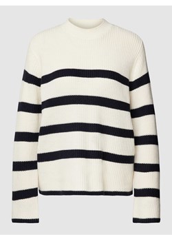 Sweter z dzianiny ze wzorem w paski model ‘SABINA’ ze sklepu Peek&Cloppenburg  w kategorii Swetry damskie - zdjęcie 167924804