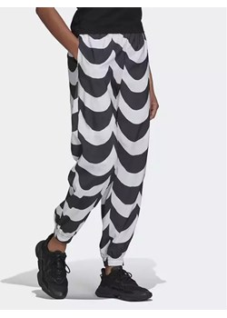adidas Spodnie dresowe w kolorze czarno-białym ze sklepu Limango Polska w kategorii Spodnie damskie - zdjęcie 167925580