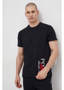 Polo Ralph Lauren t-shirt męski kolor czarny z nadrukiem ze sklepu ANSWEAR.com w kategorii T-shirty męskie - zdjęcie 167928681