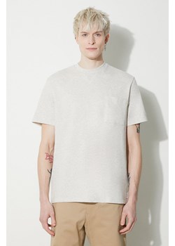 A.P.C. t-shirt bawełniany T-Shirt Johnny męski kolor beżowy melanżowy COGWU.H26321.PAA ze sklepu PRM w kategorii T-shirty męskie - zdjęcie 167930151