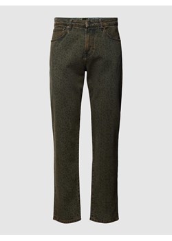 Jeansy o kroju regular fit ze zwierzęcym nadrukiem model ‘Maine’ ze sklepu Peek&Cloppenburg  w kategorii Jeansy męskie - zdjęcie 167930290