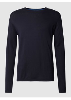 Sweter z dzianiny w jednolitym kolorze ze sklepu Peek&Cloppenburg  w kategorii Swetry męskie - zdjęcie 167930380