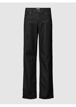 Jeansy o kroju straight fit z kieszeniami z tyłu model ‘Straight Slit Jeans’ ze sklepu Peek&Cloppenburg  w kategorii Jeansy męskie - zdjęcie 167930550
