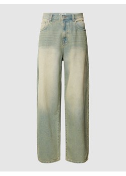 Jeansy o kroju baggy fit z efektem denimu ze sklepu Peek&Cloppenburg  w kategorii Jeansy męskie - zdjęcie 167930912