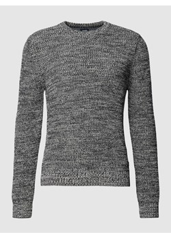 Sweter z dzianiny z detalem z logo model ‘Marvin’ ze sklepu Peek&Cloppenburg  w kategorii Swetry męskie - zdjęcie 167931090