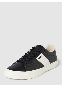 Sneakersy z obszyciem w kontrastowym kolorze model ‘Adien’ w kolorze białym ze sklepu Peek&Cloppenburg  w kategorii Trampki męskie - zdjęcie 167931232