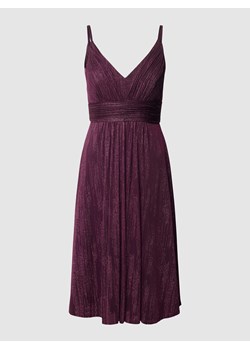 Sukienka koktajlowa o długości do kolan na cienkich ramiączkach ze sklepu Peek&Cloppenburg  w kategorii Sukienki - zdjęcie 167931261