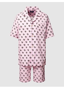 Piżama ze wzorem z logo na całej powierzchni ze sklepu Peek&Cloppenburg  w kategorii Piżamy męskie - zdjęcie 167931344