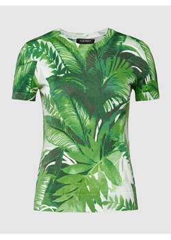 T-shirt z kwiatowym wzorem na całej powierzchni ze sklepu Peek&Cloppenburg  w kategorii Bluzki damskie - zdjęcie 167931381