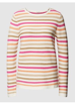 Sweter z dzianiny z okrągłym dekoltem ze sklepu Peek&Cloppenburg  w kategorii Swetry damskie - zdjęcie 167931393