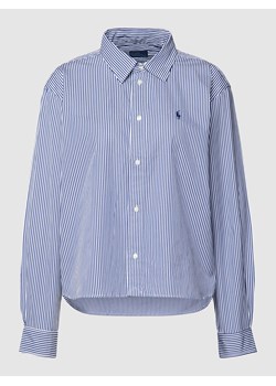 Bluzka koszulowa o kroju relaxed fit ze wzorem w paski ze sklepu Peek&Cloppenburg  w kategorii Koszule damskie - zdjęcie 167931530