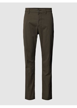 Chinosy o kroju tapered fit z lamowanymi kieszeniami ze sklepu Peek&Cloppenburg  w kategorii Spodnie męskie - zdjęcie 167931540