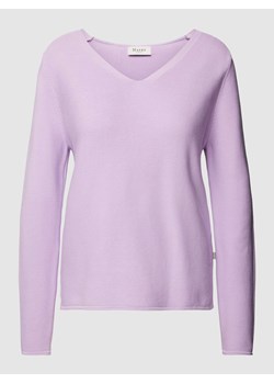 Sweter o luźnym kroju w jednolitym kolorze ze sklepu Peek&Cloppenburg  w kategorii Swetry damskie - zdjęcie 167931620