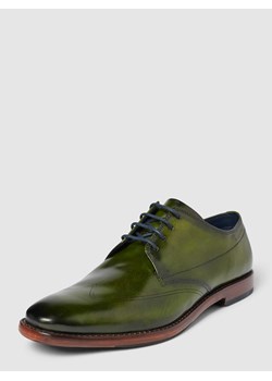Buty sznurowane w jednolitym kolorze model ‘Mansaro’ ze sklepu Peek&Cloppenburg  w kategorii Buty eleganckie męskie - zdjęcie 167931810