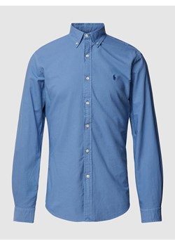 Koszula casualowa o kroju slim fit z imitacji denimu ze sklepu Peek&Cloppenburg  w kategorii Koszule męskie - zdjęcie 167931950