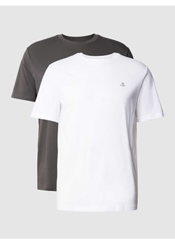 T-shirt o prostym kroju z okrągłym dekoltem ze sklepu Peek&Cloppenburg  w kategorii T-shirty męskie - zdjęcie 167932042