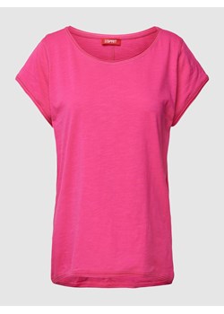T-shirt z okrągłym dekoltem i krótkim rękawem ze sklepu Peek&Cloppenburg  w kategorii Bluzki damskie - zdjęcie 167932243