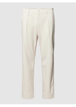 Chinosy o kroju relaxed fit z elastycznym pasem model ‘MARC’ ze sklepu Peek&Cloppenburg  w kategorii Jeansy męskie - zdjęcie 167932713