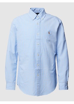Koszula casualowa z listwą guzikową na całej długości i wzorem w kratkę vichy ze sklepu Peek&Cloppenburg  w kategorii Koszule męskie - zdjęcie 167932983