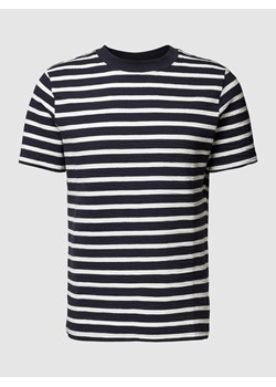 T-shirt z fakturowanym wzorem model ‘Thor’ ze sklepu Peek&Cloppenburg  w kategorii T-shirty męskie - zdjęcie 167933161