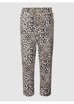 Spodnie dresowe ze zwierzęcym nadrukiem ze sklepu Peek&Cloppenburg  w kategorii Spodnie damskie - zdjęcie 167933303
