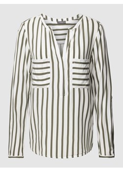 Bluzka koszulowa ze wzorem w paski ze sklepu Peek&Cloppenburg  w kategorii Koszule damskie - zdjęcie 167933390